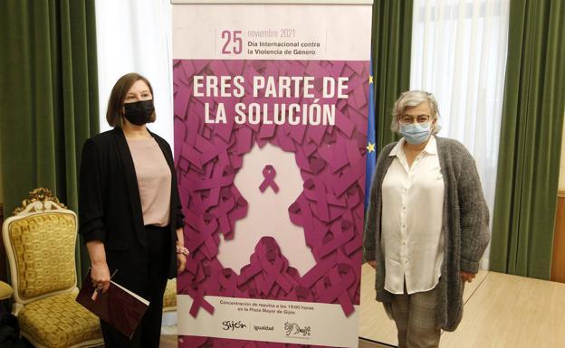 Rechazo a la violencia machista en Gijón «para que todas las mujeres vivan sin miedo su vida»