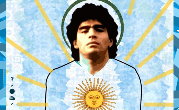 Primer bautizo en la iglesia de Maradona