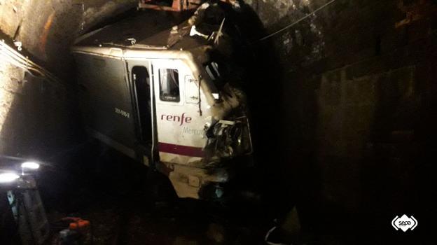 Cinco descarrilamientos de mercancías en un mes