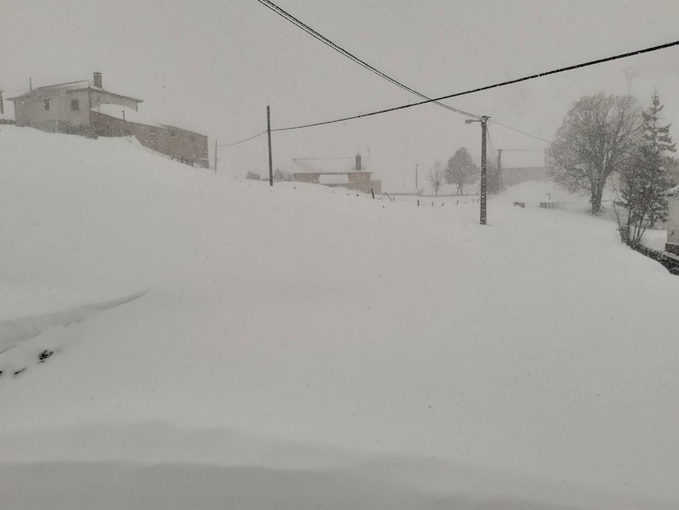 Las nevadas en Asturias