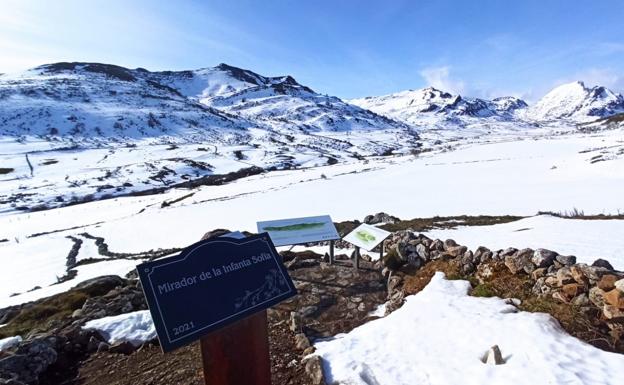 Somiedo muestra la belleza del sol y la nieve