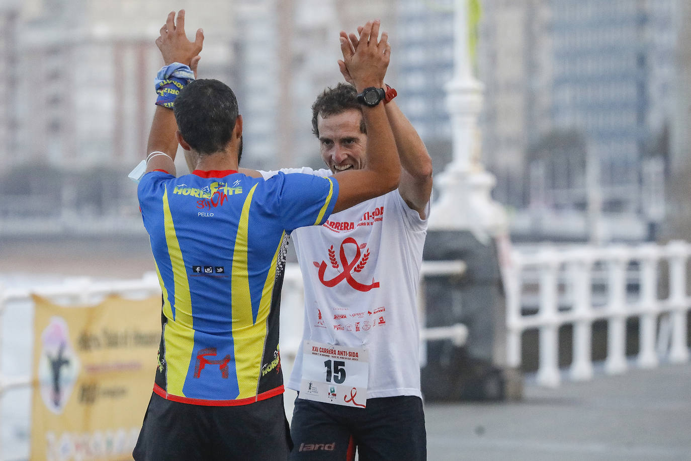 Animada carrera anti-sida en Gijón