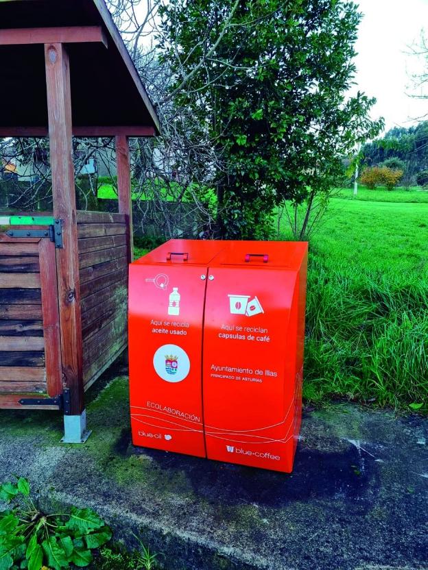 Recogida de cápsulas de café y aceite vegetal en Illas