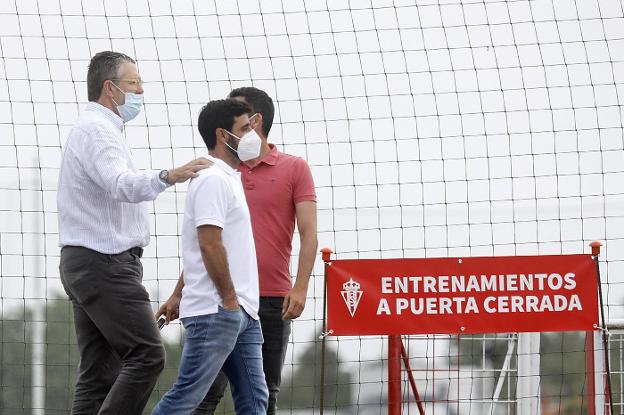 Los jugadores del Sporting retoman los entrenamientos en su casa