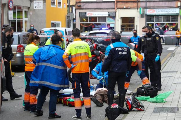 Rapidez policial para salvar una vida en Gijón