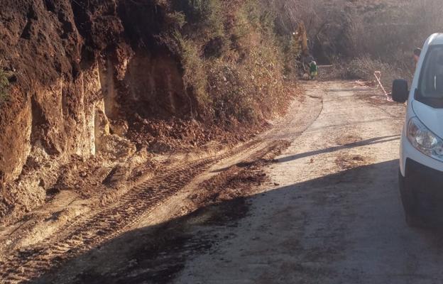 Más de 190.000 euros para arreglar la pista de Cueva Oscura, dañada por el temporal