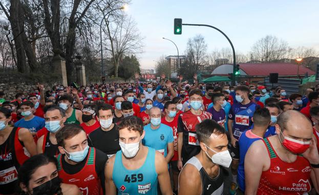 David Alfonso gana la San Silvestre de Avilés