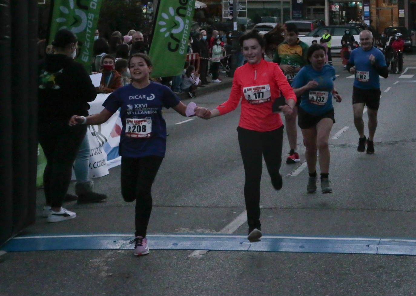 Llanera se echa a la calle para correr la San Silvestre