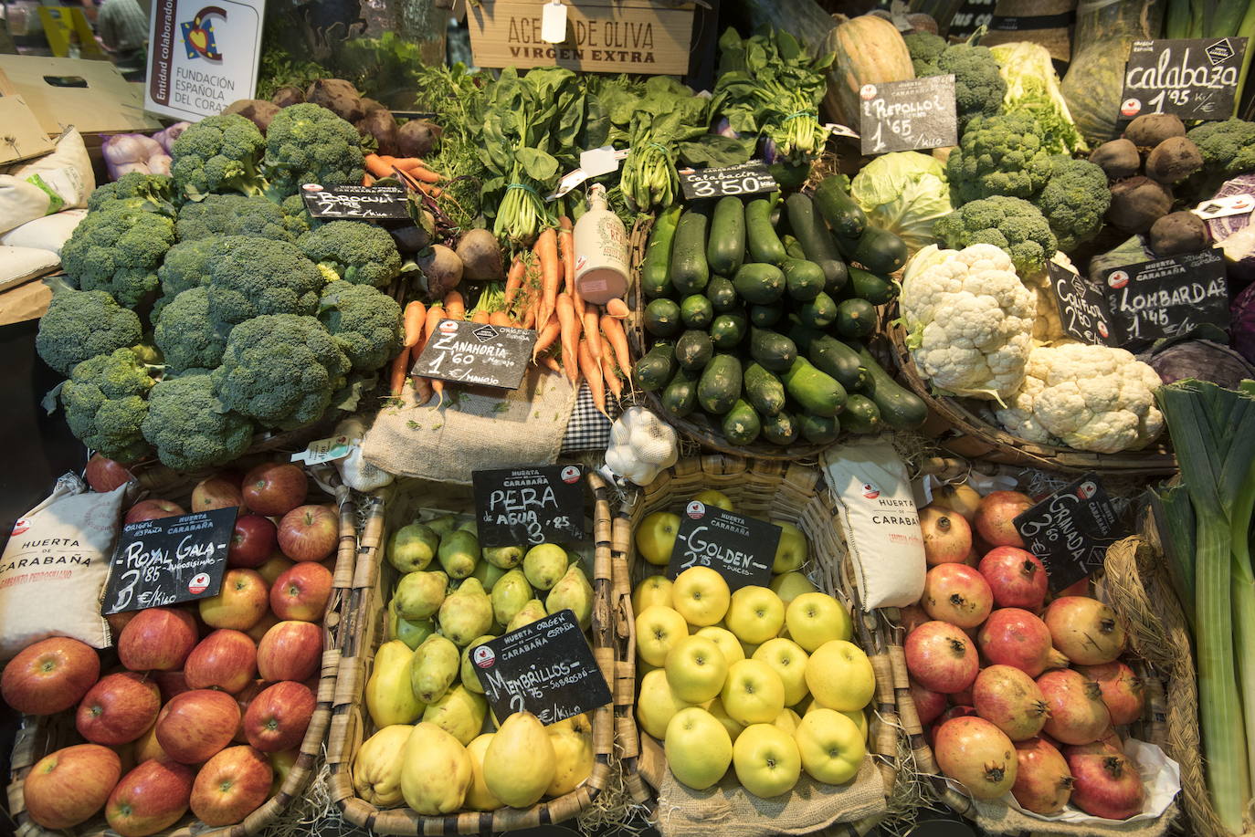 Carne, fruta y aceite de oliva encarecen la cesta de la compra