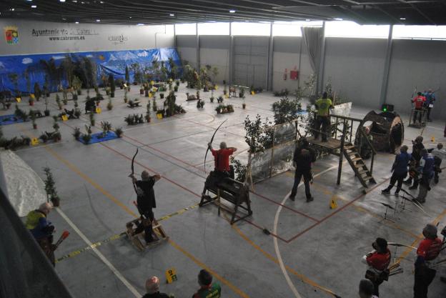 El tiro con arco se luce en Cabranes