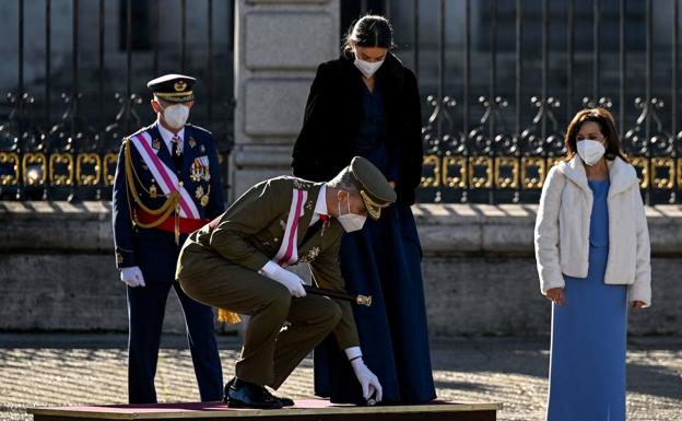 Felipe VI y la reina Letizia protagonizan la anécdota de la Pascua Militar