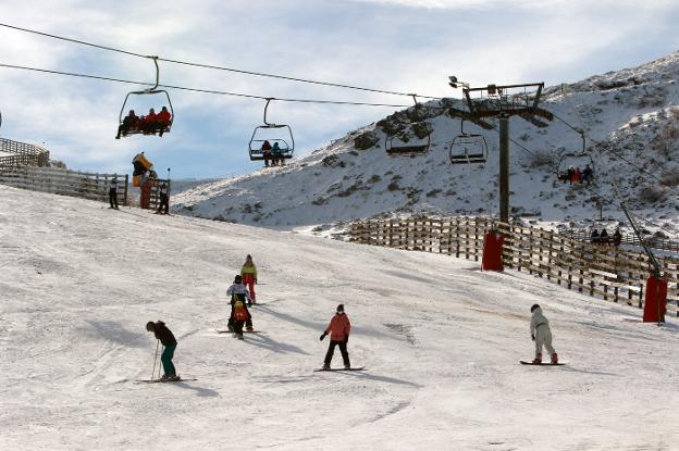 La Semana Blanca da comienzo en Pajares con 28 escolares gallegos