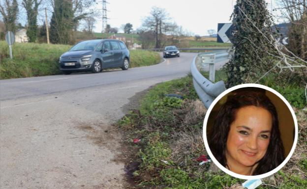 «No trazó la curva y chocó contra el maldito quitamiedos», lamenta el marido de la mujer fallecida en Tineo