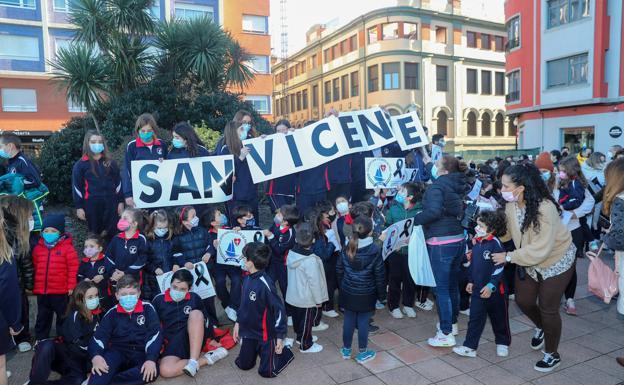 Los alumnos de la ESO y 1º de Primaria del San Vicente de Gijón serán los primeros en trasladarse al Patronato San José