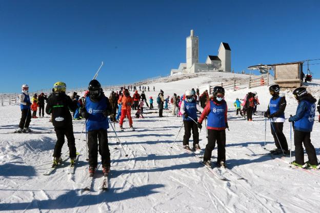 Las estaciones de esquí, a rebosar