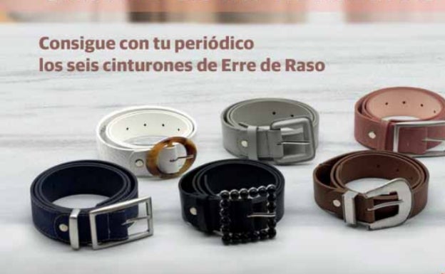 Marca tu estilo con estos cinturones de Erre de Raso