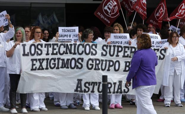 Comienzan este martes las concentraciones de técnicos sanitarios para reivindicar su reconocimiento profesional