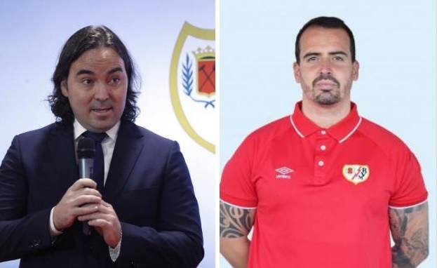 Felpeyu para el presidente del Rayo Vallecano y el entrenador del equipo femenino