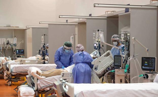 Importante descenso de la hospitalización por covid en Asturias