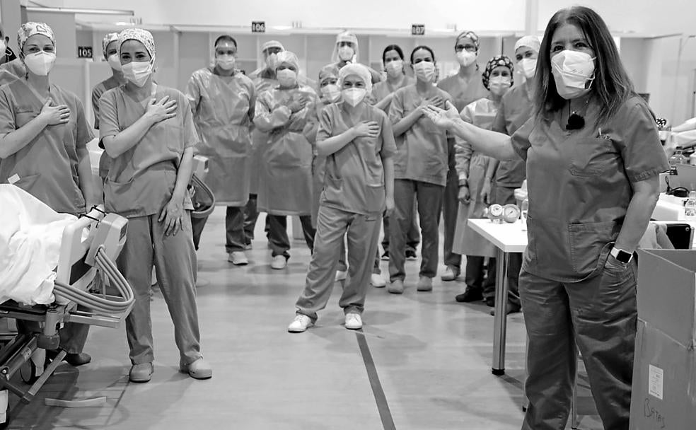 Una UCI en un gimnasio