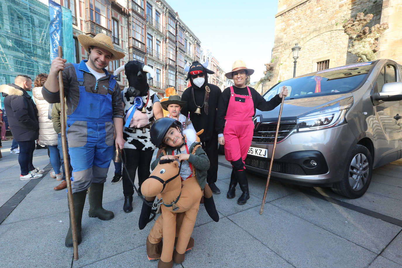 De ginkana antroxera por las calles de la villa