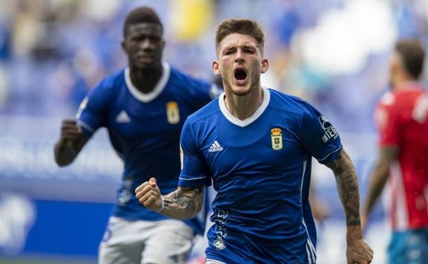 Real Oviedo | Viti: «Contar con la afición será fundamental, está todo por jugarse aún»