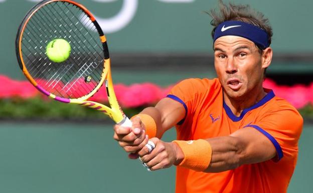 Una lesión en los pectorales impide a Nadal ganar en Indian Wells