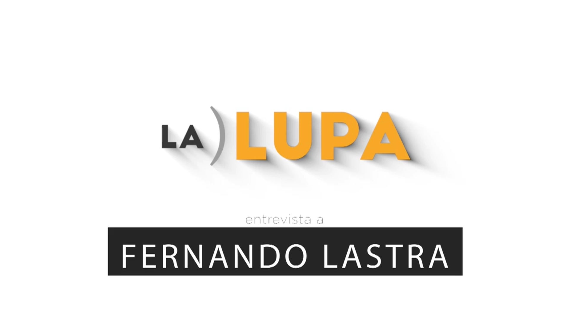 Fernando Lastra, senador del PSOE, en 'La Lupa'