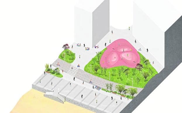 La reforma del Muro dejará sin acceso directo en coche a una treintena de portales y garajes