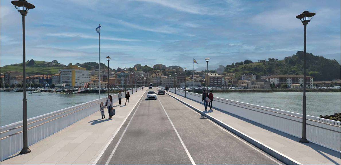 Barbón defiende que el anuncio de la licitación del puente de Ribadesella «no es propaganda»