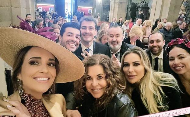 Iker Casillas y Paula Echevarría coinciden en una boda en Luarca