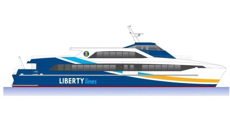 Armón construirá en Navia y Burela nueve ferris para Liberty Lines