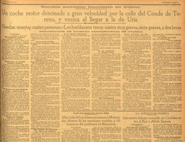 El horror llegó en tranvía