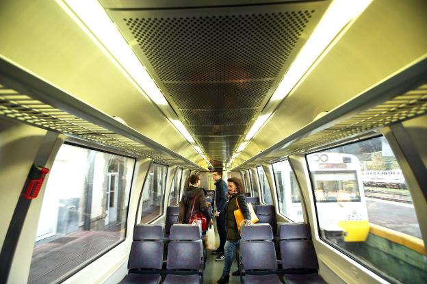 Los trenes de cercanías de Asturias son los que más vacíos circulan de todo el país