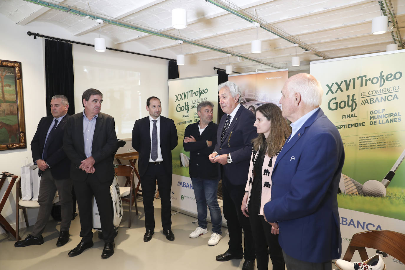 Presentación del XXVI Trofeo de Golf EL COMERCIO-ABANCA