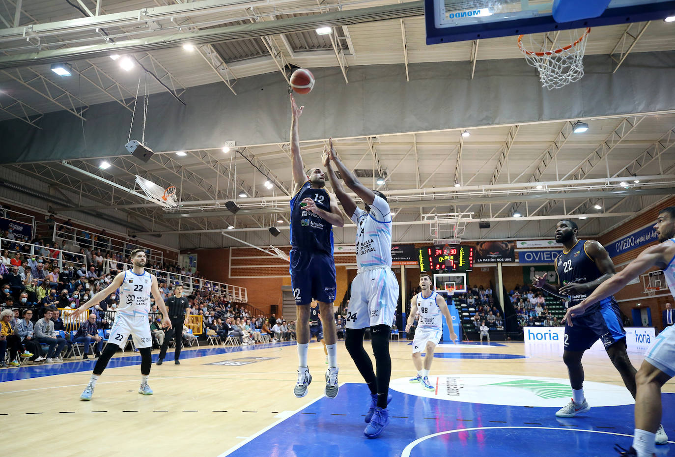 Las mejores imágenes que deja el Unicaja Banco Oviedo y el Melilla
