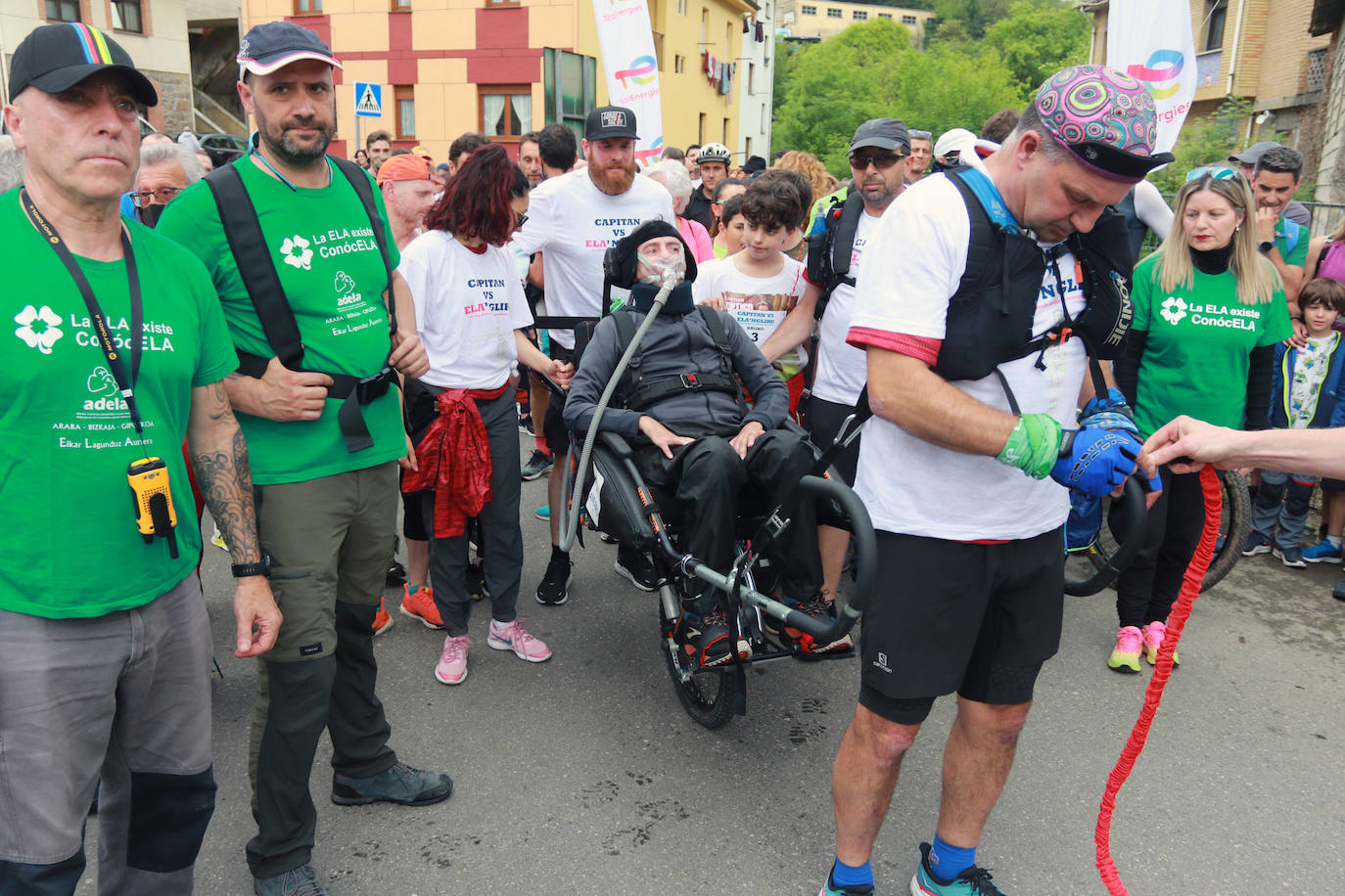 Otro récord en el Angliru: la solidaridad para dar visibilidad a la ELA