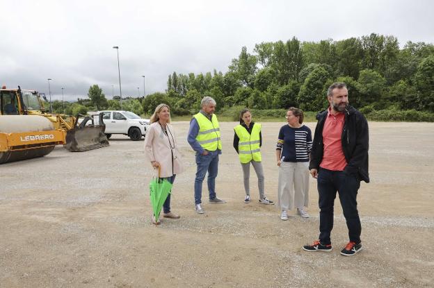 El prau de las fiestas de La Fresneda, preparado