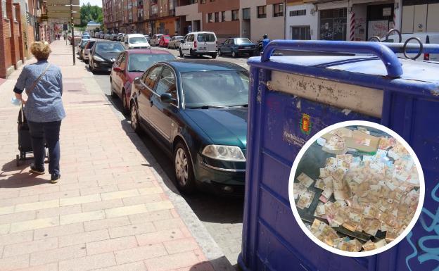 Tiró 46.645 euros a la basura porque «el dinero es papel mojado»