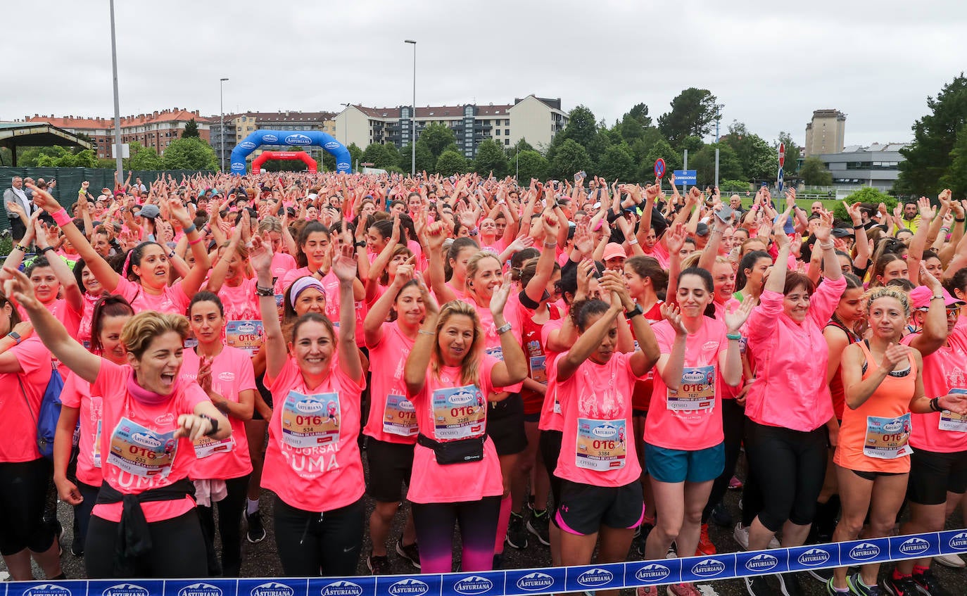 Las imágenes de las participantes en la Carrera de la Mujer