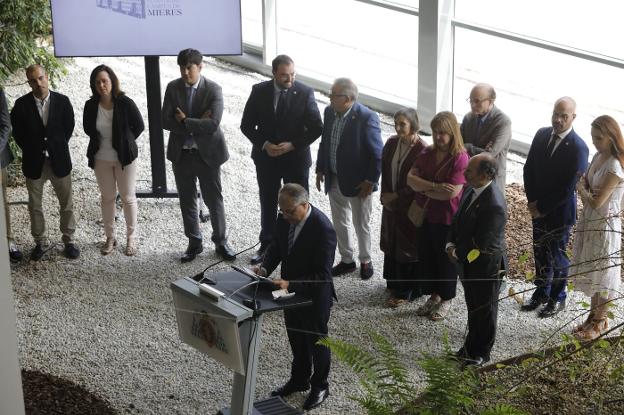 Barbón promete reactivar el campus de Mieres, que cumple 20 años al 10% de ocupación