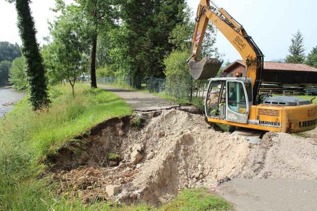 Comienzan las obras del sistema de drenaje que evitarán las inundaciones en Arriondas