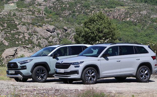 Toyota RAV4 vs Skoda Kodiaq: dos SUV prácticos y espaciosos