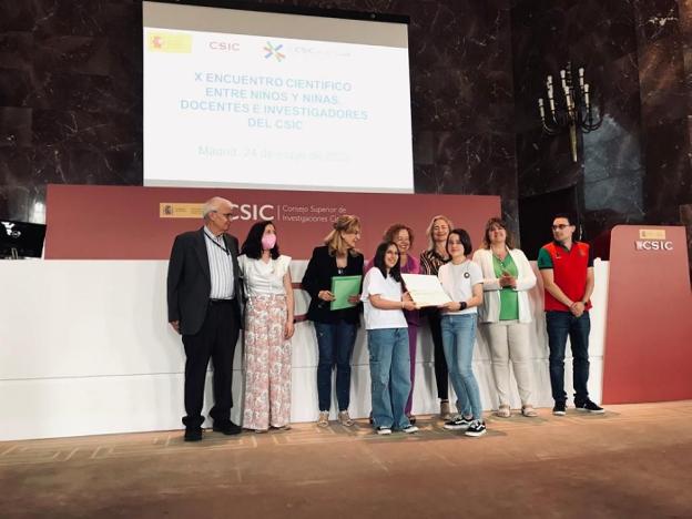 Quinto premio Arquímedes a la Investigación para el colegio público Santa Bárbara