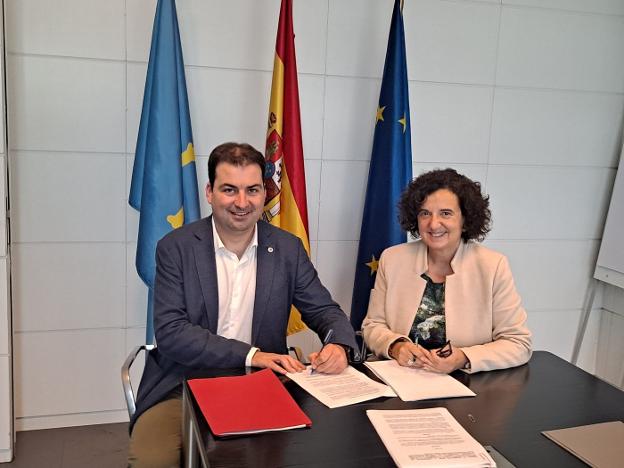 Salas y el Principado impulsan las obras en el Monasterio de Cornellana