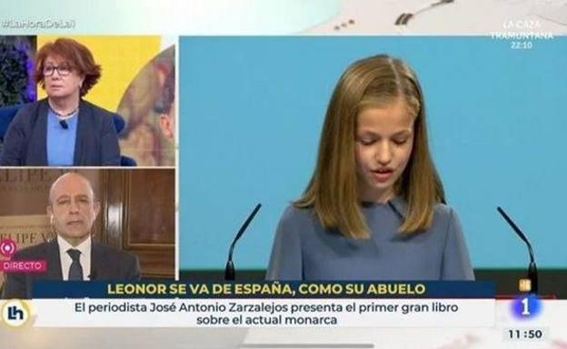 Readmiten al guionista de TVE que publicó un rótulo ofensivo sobre Leonor y el emérito