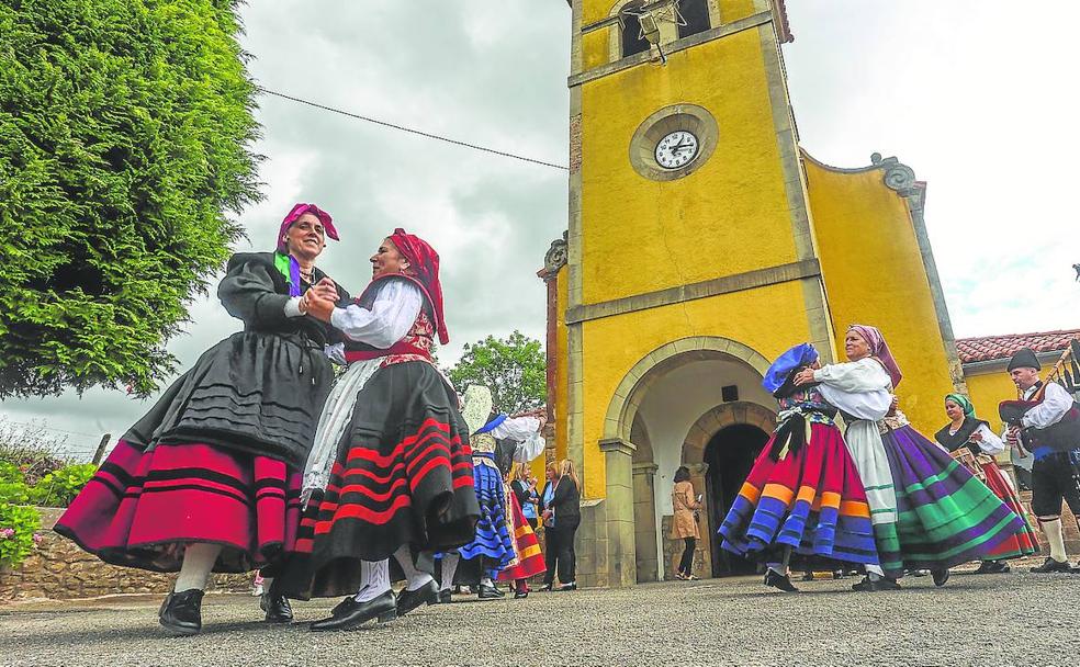 Vítores para San Antonio en las fiestas de Lieres