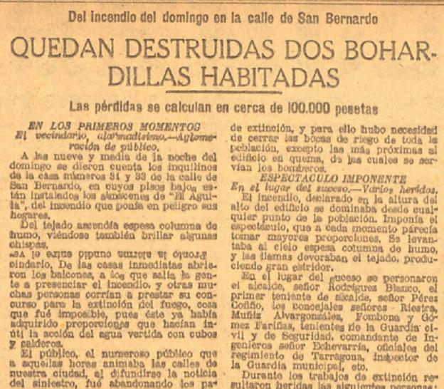 Los estragos del fuego