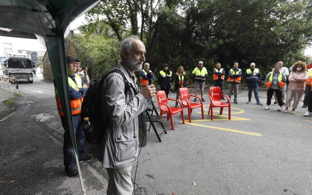 La plantilla de Saint-Gobain marcha a pie mientras se apura la negociación