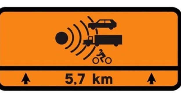 ¿Qué significa esta confusa señal naranja de la DGT?